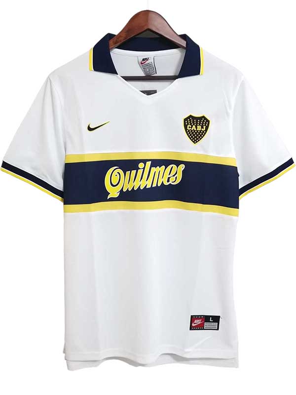 Boca juniors away retro jersey mens soccer shirt 1996-1997