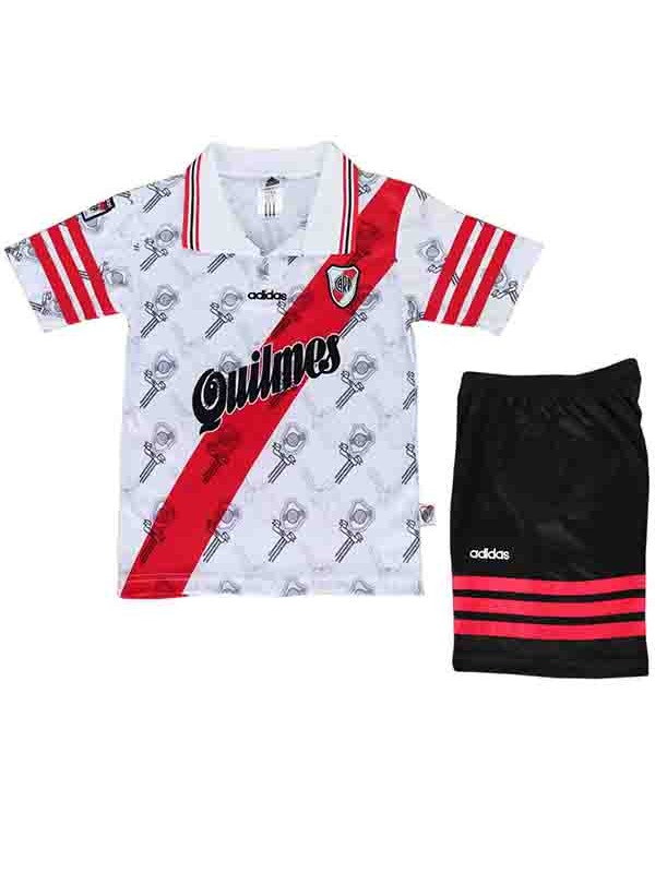 River Plate home kids kit childrens retro jersey 1996-1997