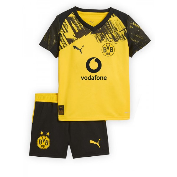 Borussia Dortmund home kids kit childrens jersey 2025-2026