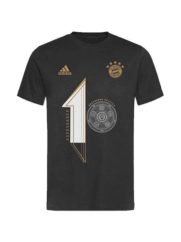 Bayern munich 2022 german bundesliga champions collection jersey 10th soccer uniform men's football tops sport black shirt