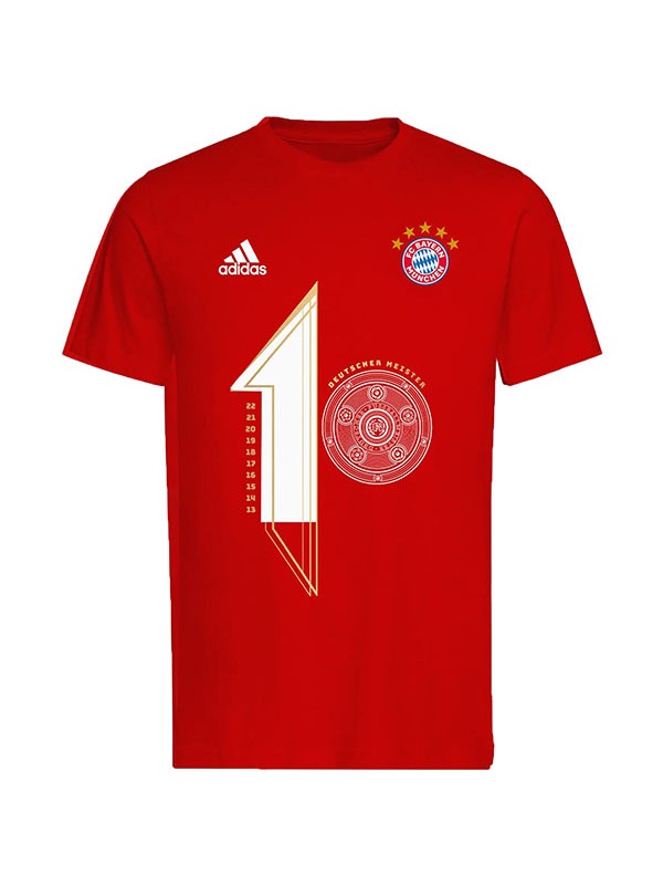 Bayern munich 2022 german bundesliga champions collection jersey 10th soccer uniform men's football tops sport red shirt