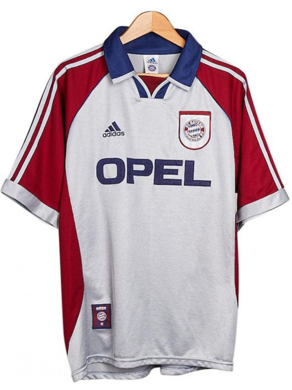 Bayern Munich maglia retrò da trasferta seconda divisa da calcio vintage della champions League Maglia da calcio da uomo 1998-1999