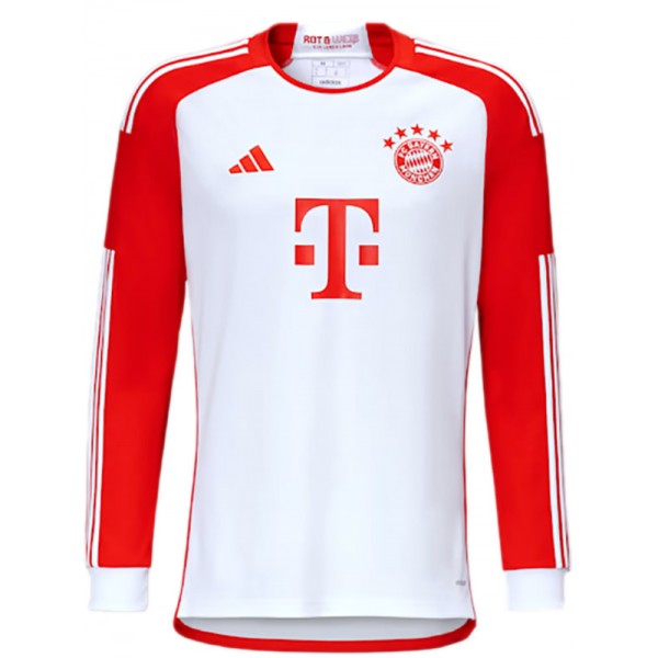 Bayern munich home long sleeve jersey soccer uniform men's first sportswear football kit top shirt 2023-2024