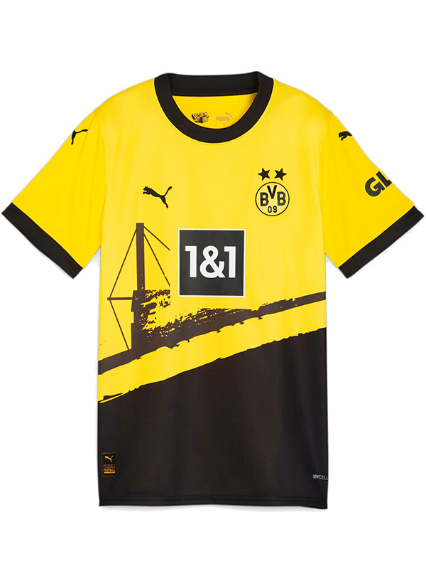 Borussia dortmund home female jersey women's first soccer uniform sportswear football tops sport shirt 2023-2024