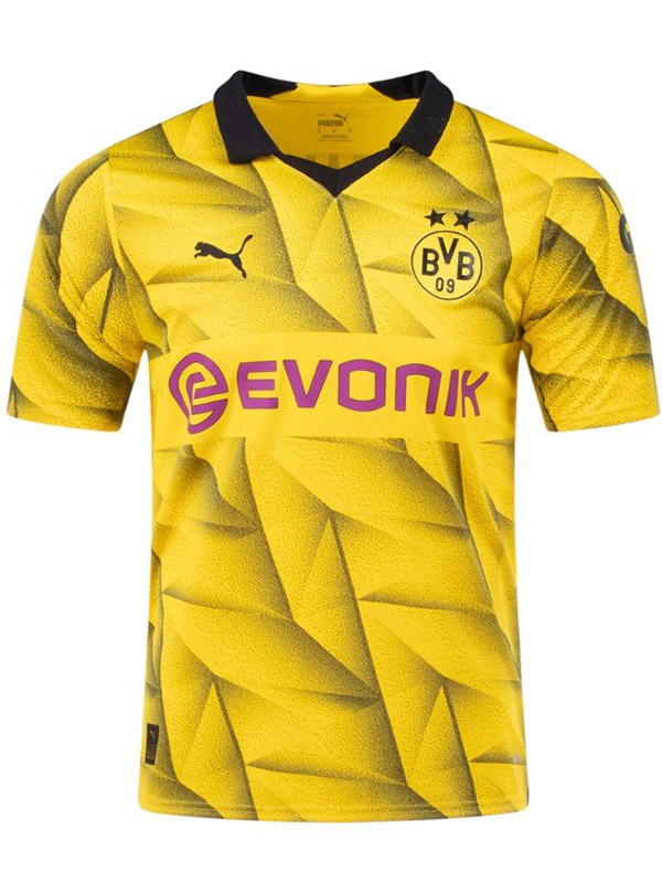 Borussia Dortmund third jersey soccer uniform men's 3rd sportswear football kit top shirt 2023-2024