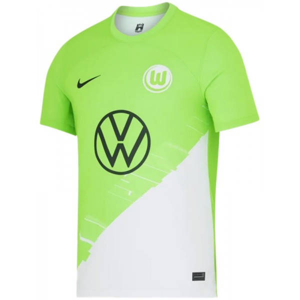 Wolfsburg home jersey soccer uniform men's first sportswear football kit top shirt 2023-2024