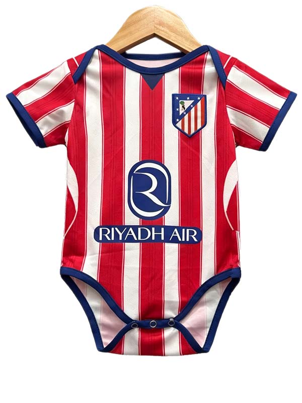Atletico de Madrid home baby onesies bodysuit jersey 2026-2027