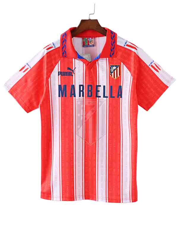 Atletico de Madrid home jersey mens retro shirt 1995-1996