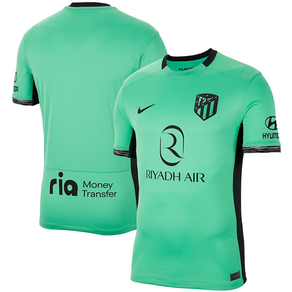 Atletico de Madrid third jersey soccer uniform men's 3rd sportswear football kit top shirt 2023-2024
