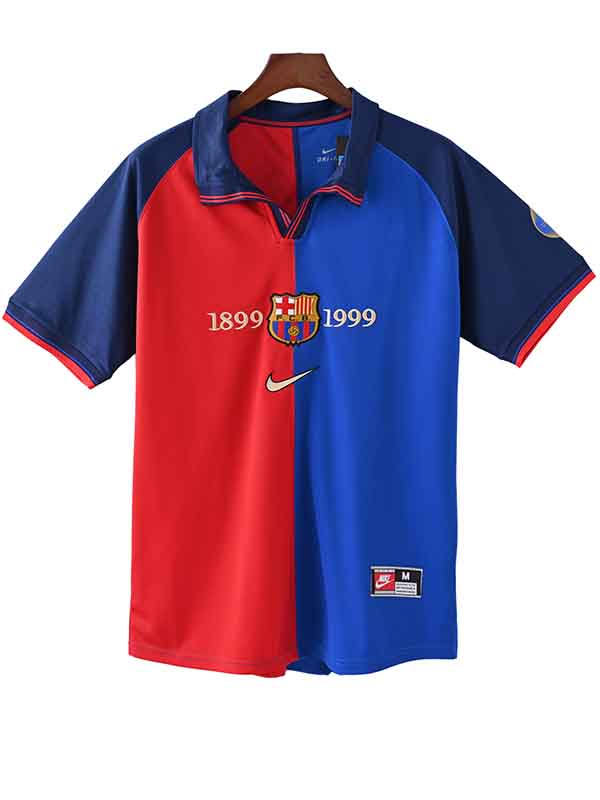 Barcelona centenary home jersey mens retro shirt 1899-1999