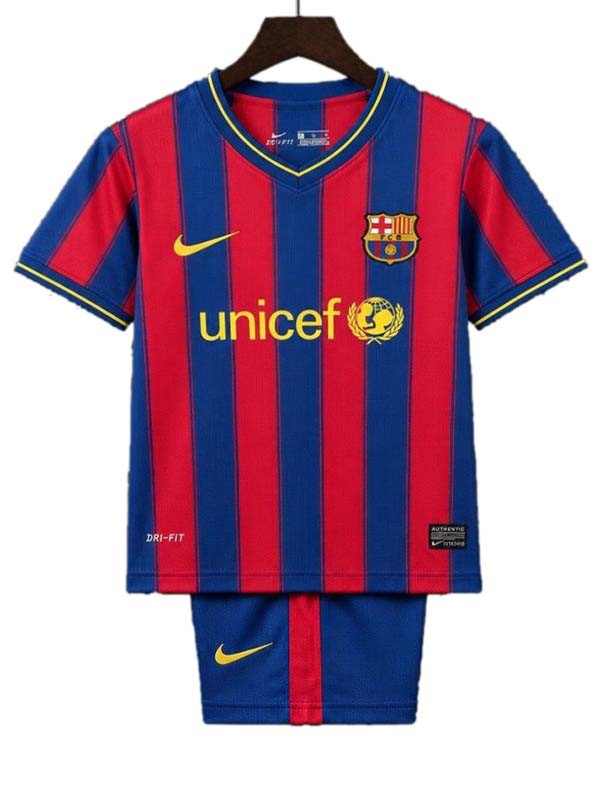Barcelona home kids kit childrens retro jersey 2009-2010