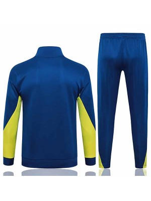 Barcelona jacket mens navy yellow training tracksuit 2025-2026