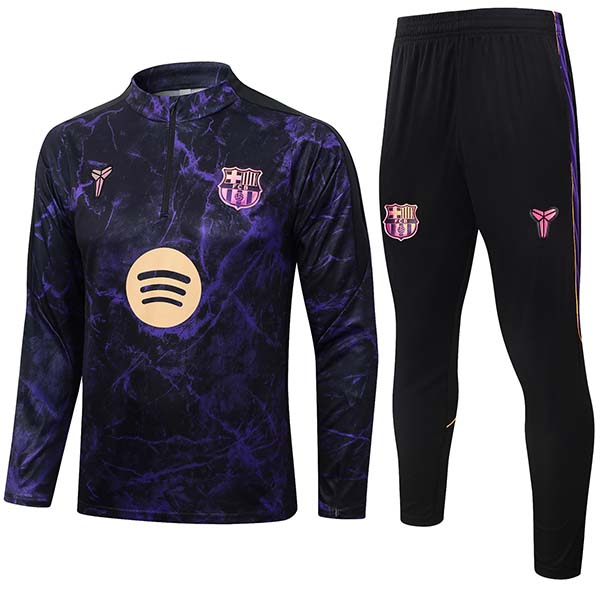 Barcelona tracksuit mens training black purple kit 2026-2027