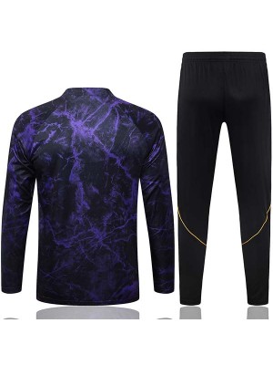 Barcelona tracksuit mens training black purple kit 2026-2027