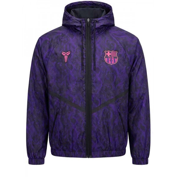 Barcelona windbreaker hoodie jacket mens purple tracksuit 2026-2027