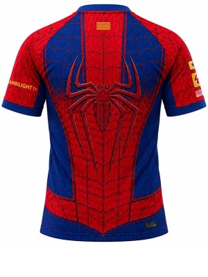 Barcelona x Spider Man special red player jersey 2026-2027