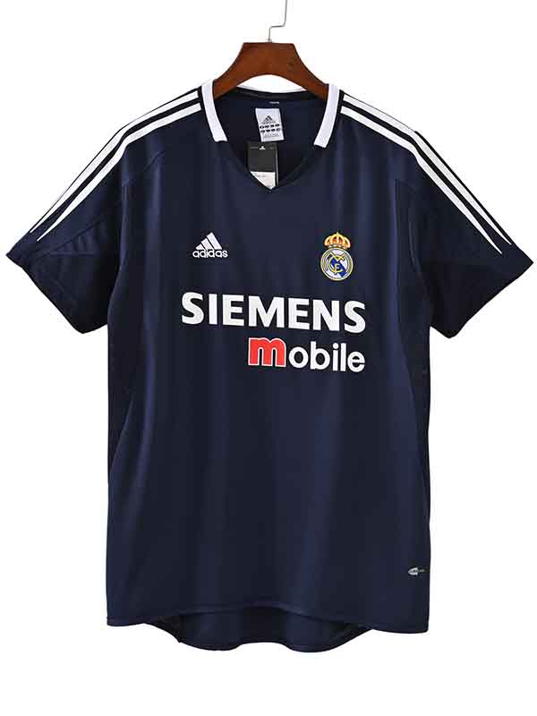 Real madrid away jersey mens retro shirt 2004-2005