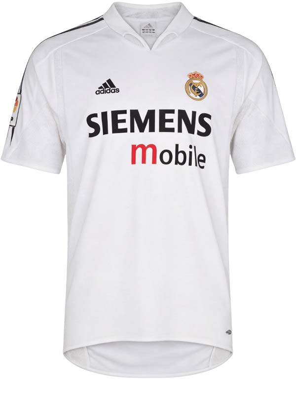 Real madrid home jersey mens retro shirt 2004-2005