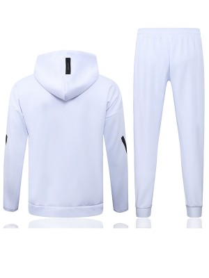 Real madrid hoodie jacket mens white training tracksuit 2025-2026