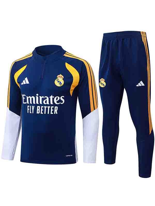 Real madrid jacket mens indigo training tracksuit 2026-2027