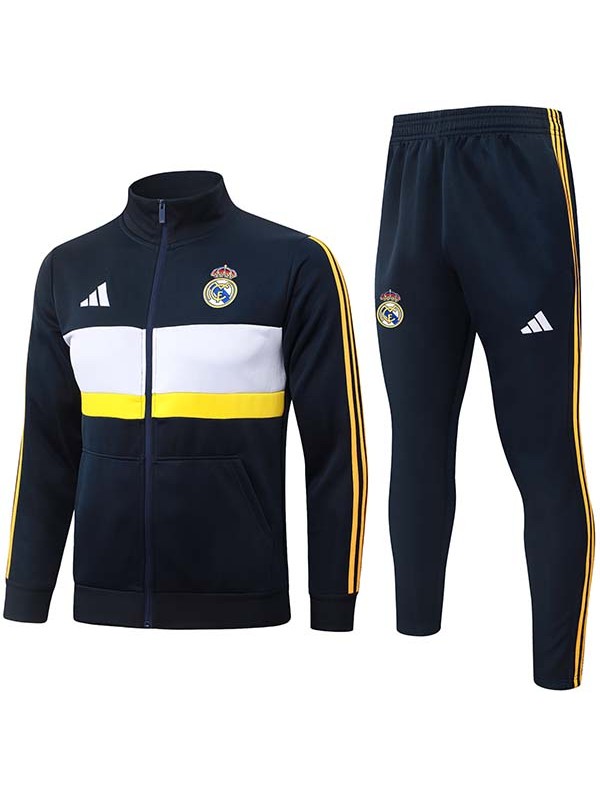 Real Madrid jacket mens indigo white training tracksuit 2026-2027