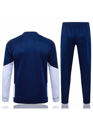 Real madrid jacket mens navy blue training tracksuit 2026-2027