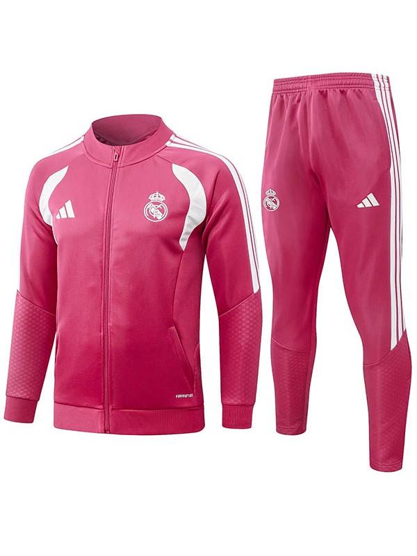 Real madrid jacket mens pink training tracksuit 2026-2027