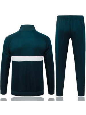Real madrid jacket mens training dark green tracksuit 2026-2027