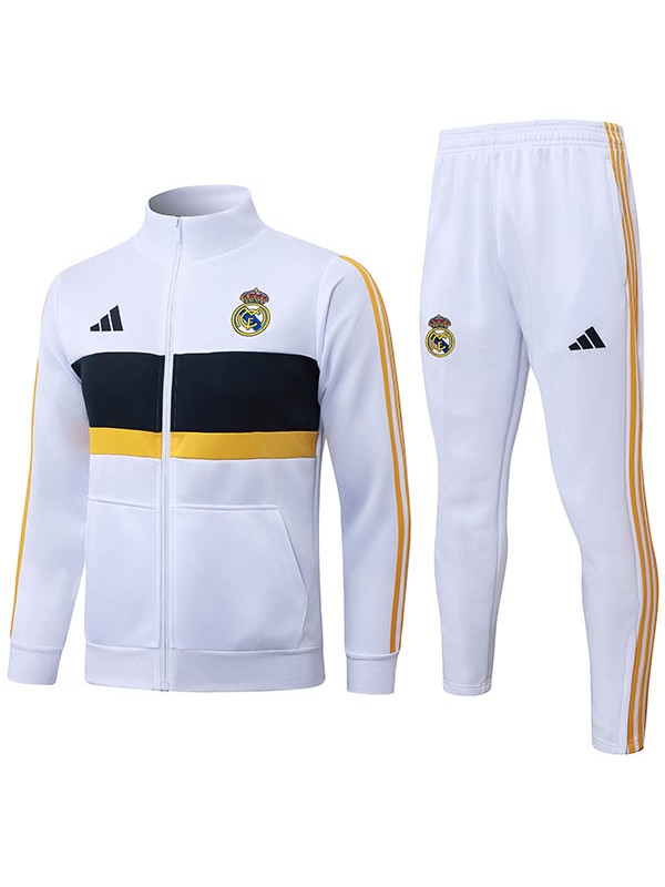 Real madrid jacket mens training white navy tracksuit 2026-2027