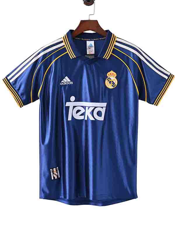 Real madrid third jersey mens retro shirt 1998-2000
