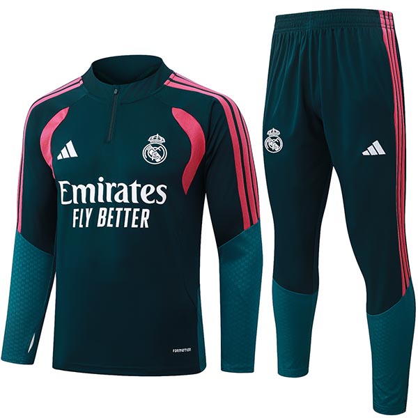 Real madrid tracksuit mens green purple training kit 2026-2027