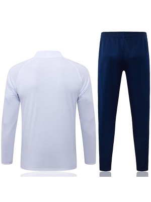 Real Madrid tracksuit mens white navy training kit 2026-2027