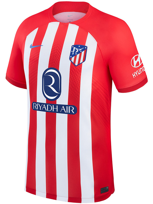 Atlético de Madrid home jersey soccer uniform men's first sports kit football tops shirt 2023-2024