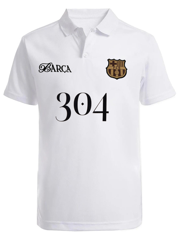 Barcelona 304 maglia edizione speciale uniforme da calcio per adulti da uomo kit da calcio bianco top maglietta sportiva 2025-2026