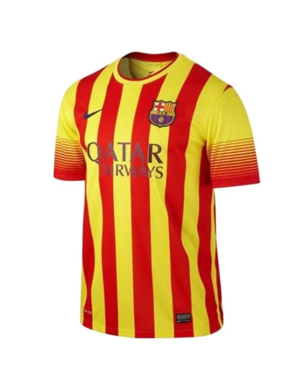 Barcelona away retro jersey soccer uniform men's second football tops shirt 2013-2014