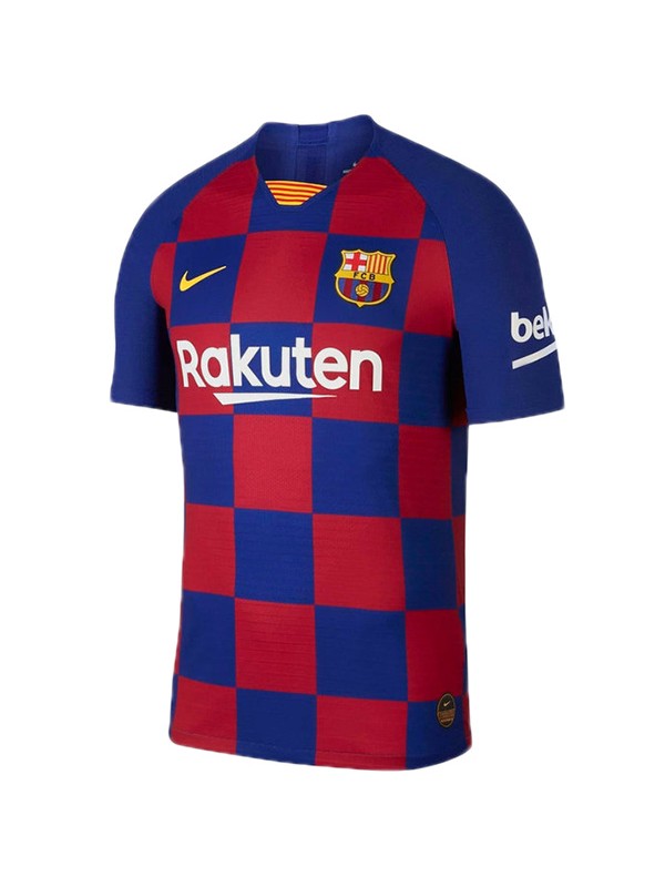 Barcelona home retro jersey soccer uniform men's first football kit sports top shirt 2019-2020