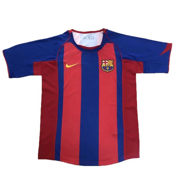 Barcelona home retro soccer jersey maillot match men's 1st sportwear football shirt 2004-2005