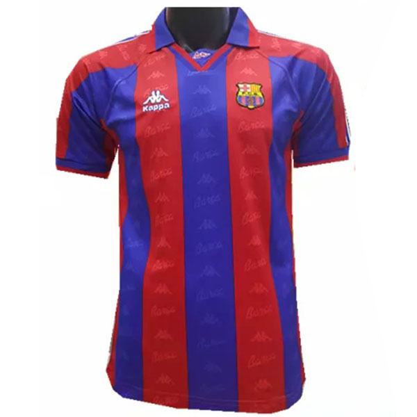 Barcelona home retro soccer jersey maillot match men's first sportwear football shirt 1996-1997