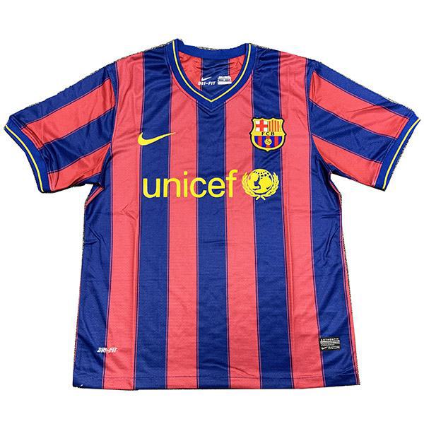 Barcelona home retro soccer jersey match champions edition men's first sportswear football shirt 2009-2010