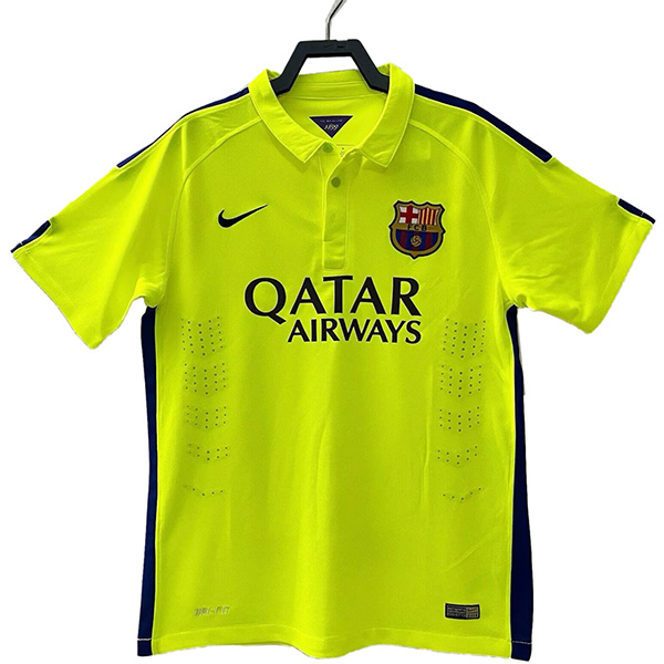 Barcelona third retro jersey soccer vintage uniform men's 3rd football kit sports top shirt 2014-2015
