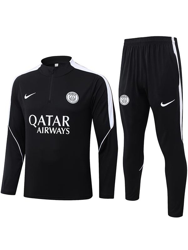 Paris saint-germian tracksuit mens black training kit 2026-2027