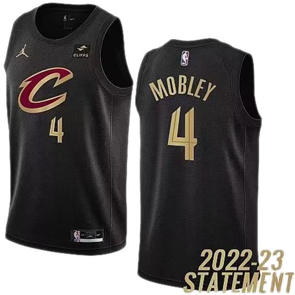 Cleveland Cavaliers 4 Mobley jersey basketball uniform black swingman limited edition kit 2022-2023
