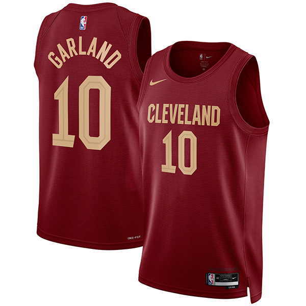 Cleveland Cavaliers Darius Garland jersey men's basketball uniform red 10 swingman limited edition shirt 2023