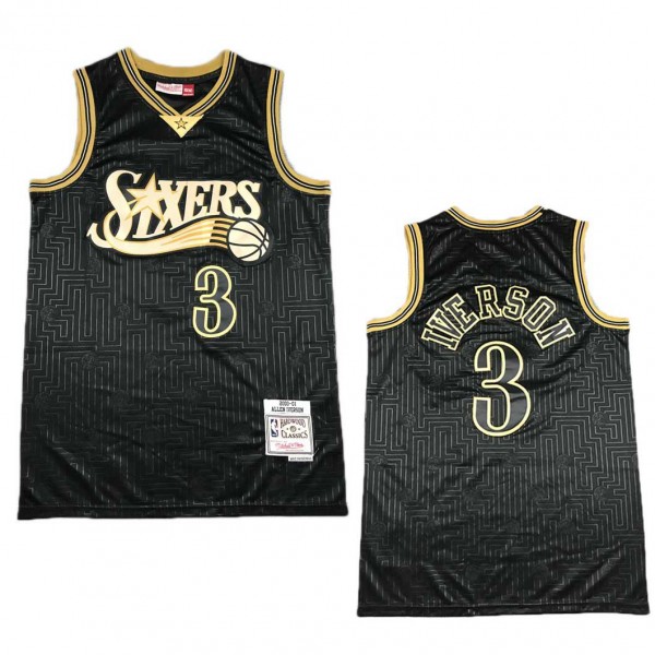 76ers gold jersey
