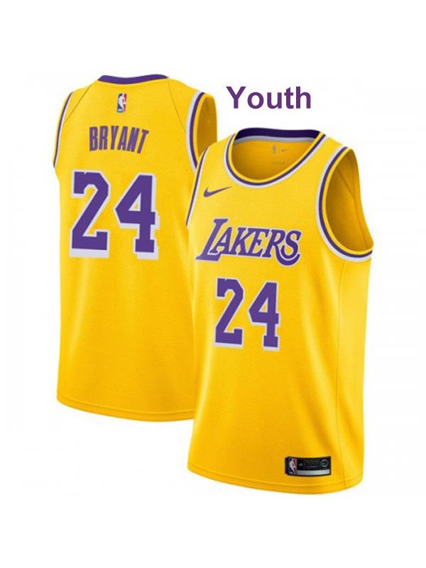 Youth Los Angeles Lakers Kobe Bryant 24 