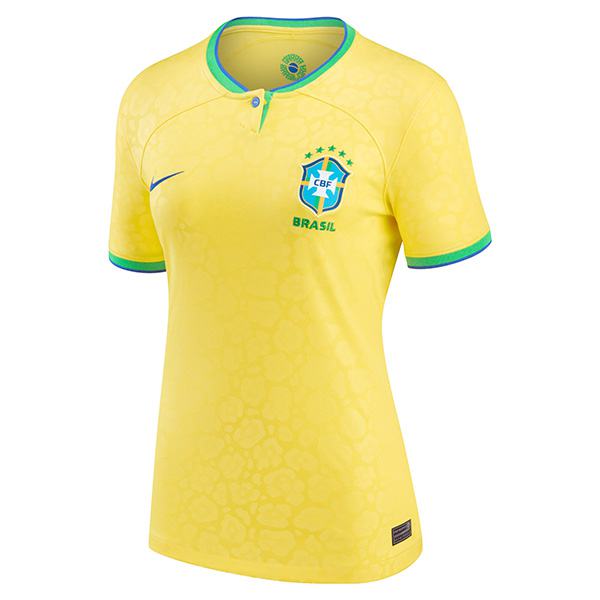 Women's Ringspun Football Brazil Matchday T-Shirt in Springs