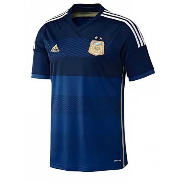 Argentina away retro jersey mens soccer shirt 2014