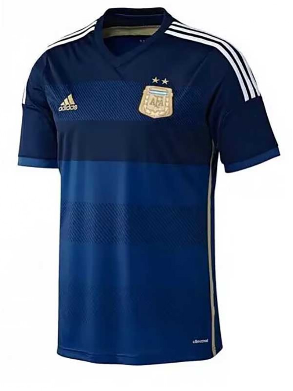 Argentina away retro jersey mens soccer shirt 2014