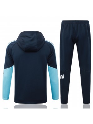 Argentina hoodie jacket mens navy teal training tracksuit 2026-2027