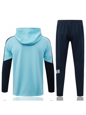 Argentina hoodie jacket mens training teal black tracksuit 2026-2027